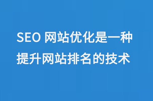 SEO網站優化是一種提升網站在搜索引擎中排名的技術