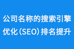 公司名稱的搜索引擎優化（SEO）排名提升 